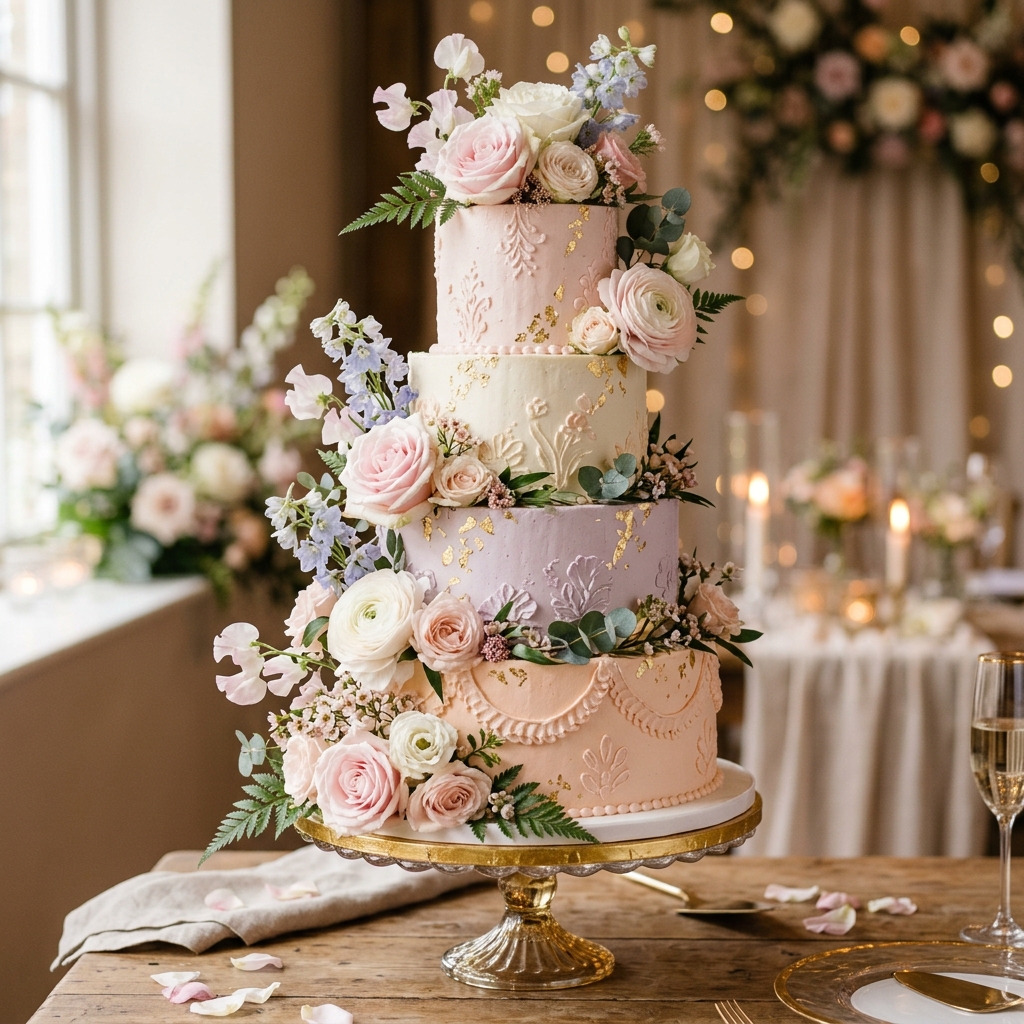 Beautiful custom drip cake